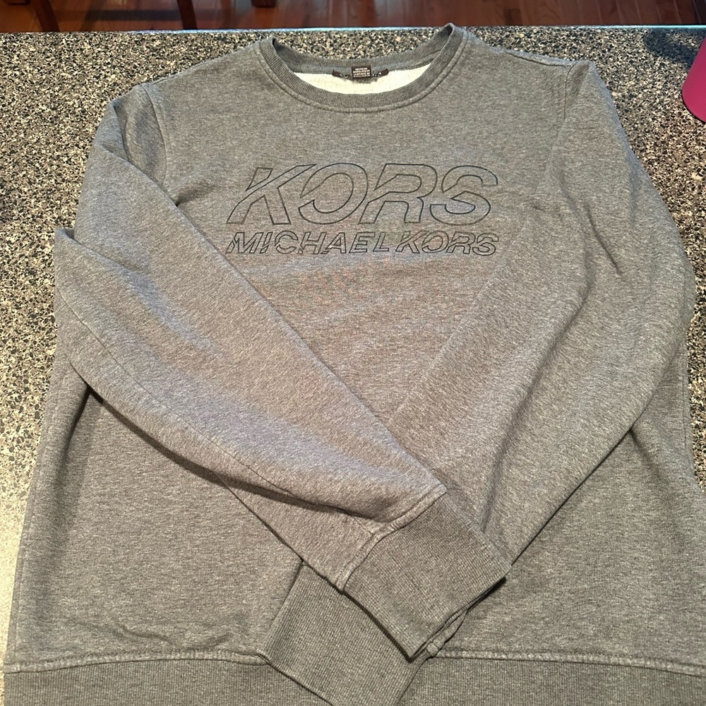 Michael Kors Gray Crewneck Sweatshirt